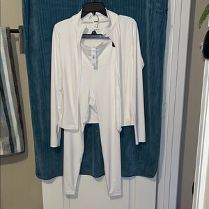White Activewear Set